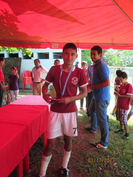 Alexander Flores, Lider de Goleo Torneo Escuelas de Futbol Federadas, Nivel 6