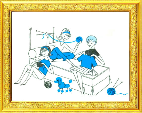 Begin to knit