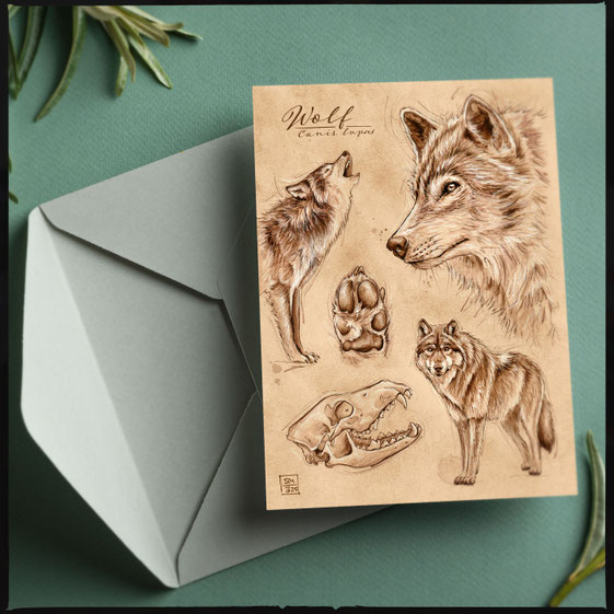 Etsy – Digitaler Poster Download Wolf – Digital Poster Download Wolf – Canis Lupus