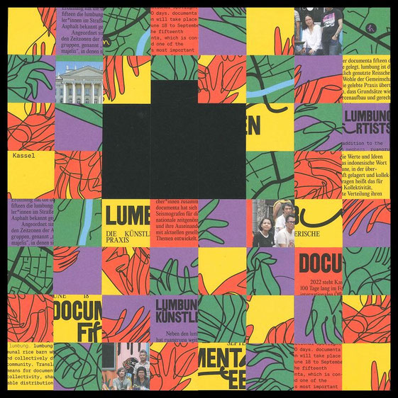 Papiercollage von Klaus Becker, Kassel