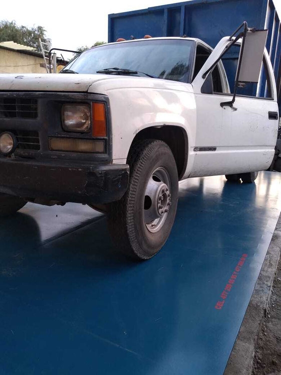 báscula para camionetas