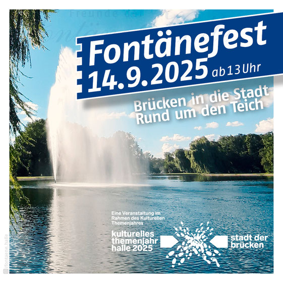 Social-Media-Beitrag zum Fontänefest 2025