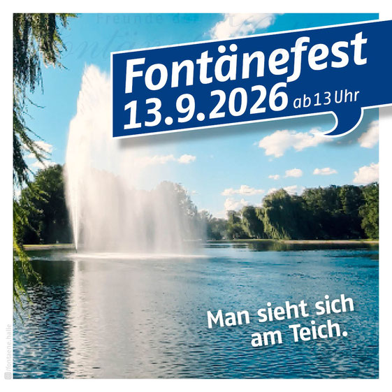 Social-Media-Beitrag zum Fontänefest 2025