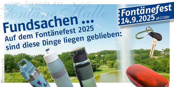 Foto der Fundsachen 2025.