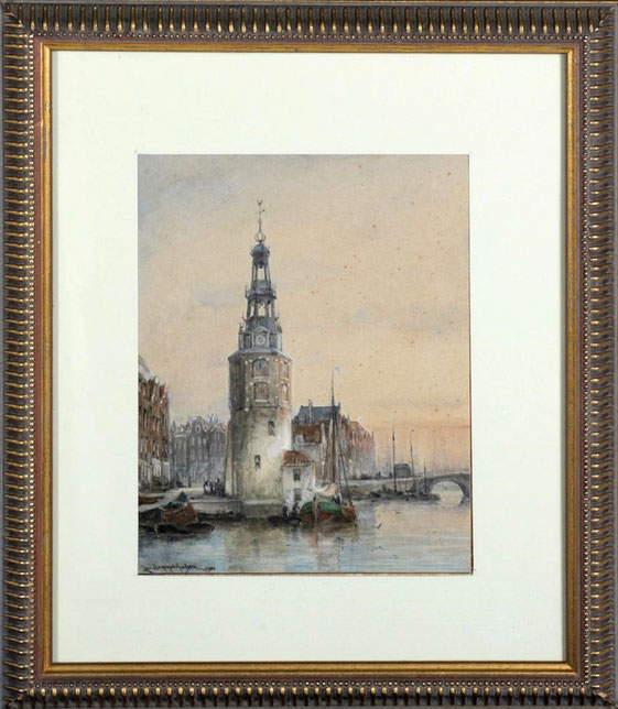 te_koop_aangeboden_een_aquarel_van_de_kunstschilder_cornelis_christiaan_dommelshuizen_1842-1928_hollandse_romantiek