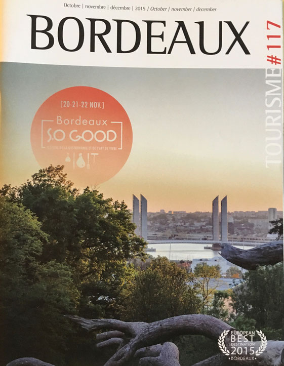Magazine Bordeaux Tourisme - Couverture - 2015