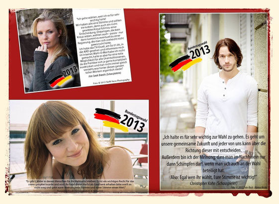 Bilder/Einholen Statements: Hand aufs Herz Allstars