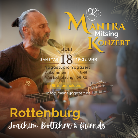 Rottenburg Mantra Mitsing Konzert Kirtan Joachim Böttcher and friends