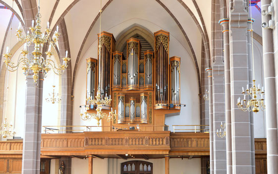 Die Kreienbrink-Orgel von 1972 | Foto: Gabriel Isenberg, 2021