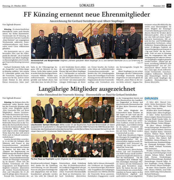 Quelle: PNP Osterhofener Zeitung, 21.10.2025