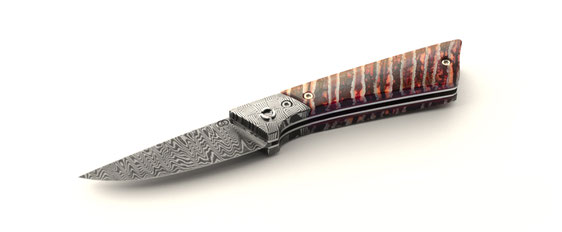 Taschenmesser, Designmesser, Designtaschenmesser, messermechanismus, klappmesser, amaranthholzmesser, damast taschenmesser