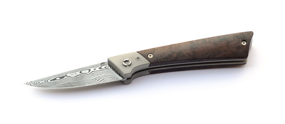 Taschenmesser, Designmesser, Designtaschenmesser, messermechanismus, klappmesser, amaranthholzmesser, damast taschenmesser