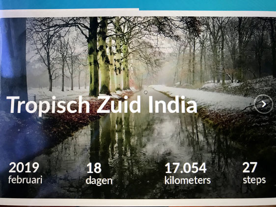 Ja dat zijn aardig wat kilometers die we er weer op hebben zitten.