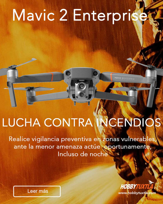 Mavic 2 Enterprise advanced contra incendios