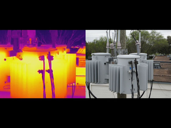 Mavic 2 Enterprise Advanced todo el poder de una cámara térmica para inspecciones de generadores de electricidad