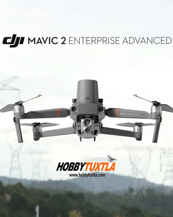 Mavic 2 Enterprise Advanced es un dron para labores de vigilancia, inspecciones, búsqueda y rescate gracias a su cámara térmica, zoom industrial y hasta 48 MP