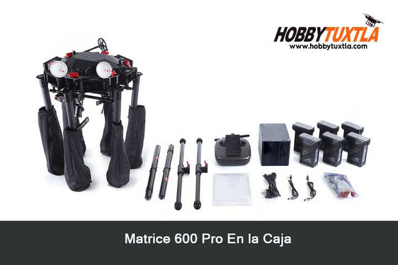 Que incluye Matrice 600 Pro en la caja IN THE BOX