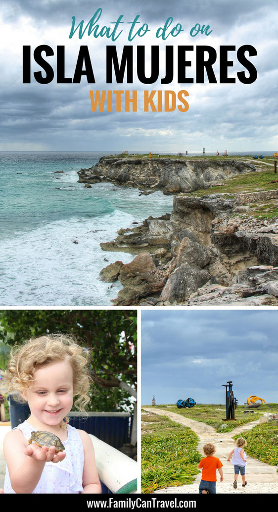 Isla Mujeres is a great day trip with kids from Cancun or Playa del Carmen. Read more on having an amazing day on Isla Mujeres Mexico with kids. | Family Travel | Travel with kids | Mexico | #familytravel #mexico #islamujeres