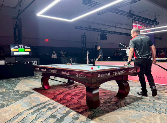 ベスト64 vs S・バンボーニング。選手席から見たバンボーニングの練習風景