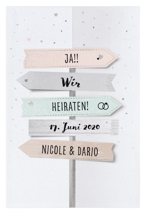 Einladungskarten und Hochzeitskarten – Druckerei SATZDRUCK