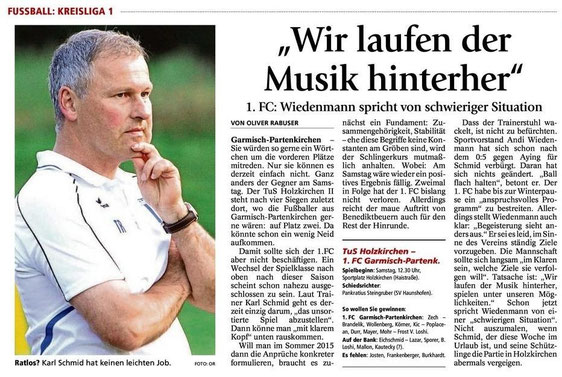 GaPa Tagblatt vom 18.10.2014
