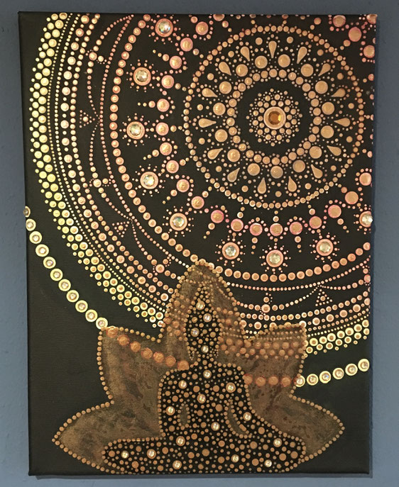 Buddha, Bildgröße 30 x 40 cm