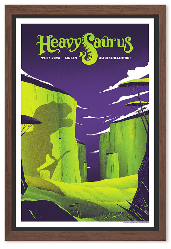 Heavy Saurus Poster