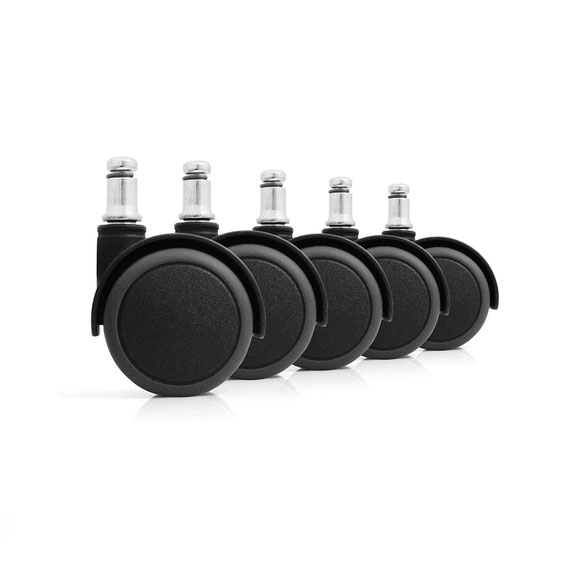 Design61 Drehstuhlrollen Ø50mm (Rolle) 11mm (Stift) - Design61