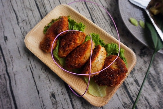 saftige Haehnchenschnitzel l in Sesam Oregano Kruste l Kruestchen