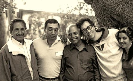 ( L-R ) Henry, Merwan Dubash, Bhau Kalchuri, Bob Brown & Jane Viscardi Brown