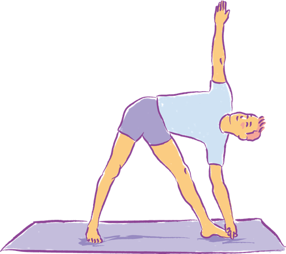 Illustration Hatha Yoga Basis - Yoga Flow