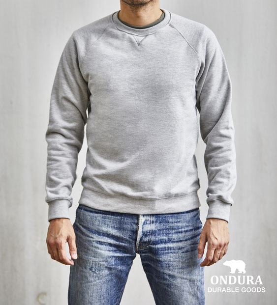 Ondura Sweatshirt crew neck made in germany