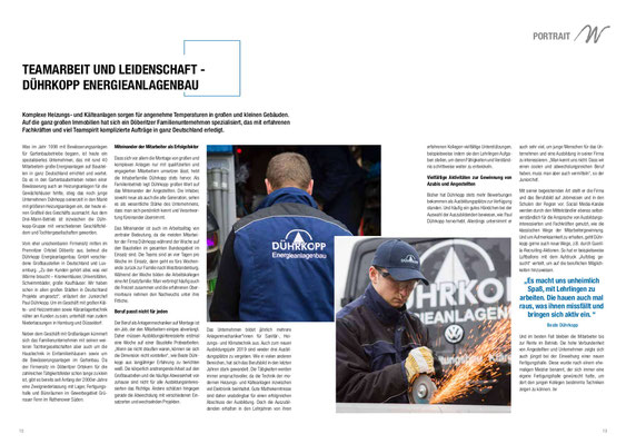 Artikel im Wirtschaftsmagazin
