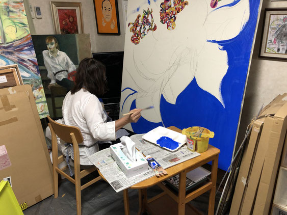絵を描くことは闘いです！