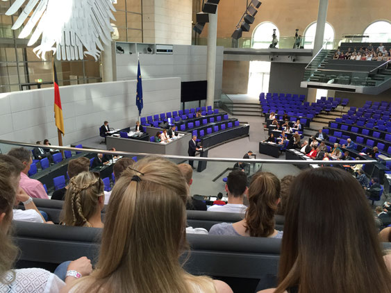 Live zu Gast bei der 173. Sitzung des Deutschen Bundestages