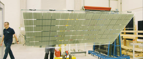 Premium Solarglas Produktion