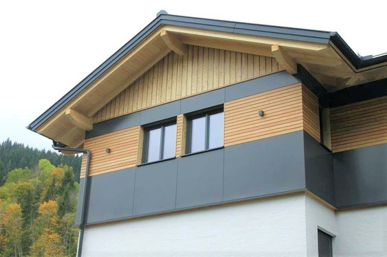 Wandverkleidung mit HPL Platten - Solarcarporte.de