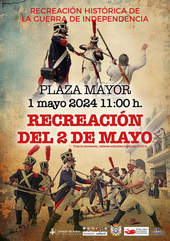 Recreacion del 2 de mayo en Torrejon de Ardoz