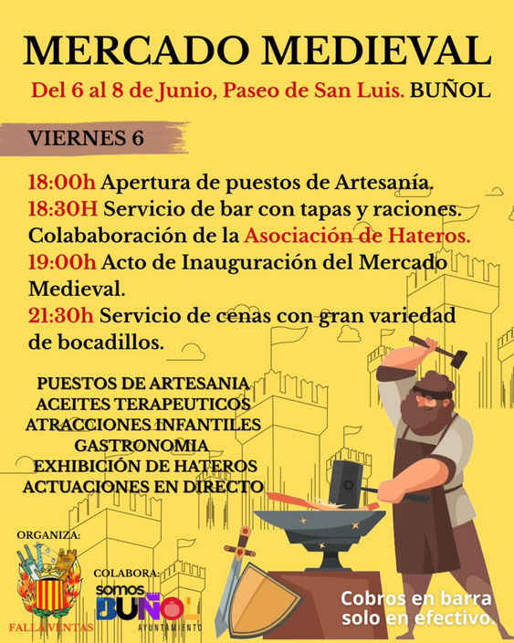 Programa del Mercado Medieval de Buñol