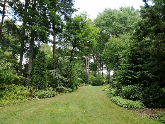 Het park van het Manoir de la Javelière