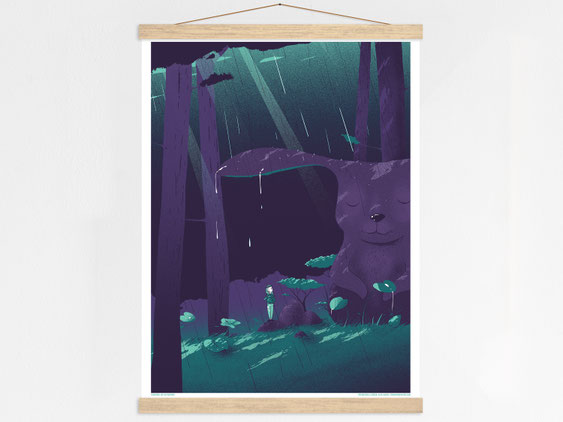 A Guardian poster hanger