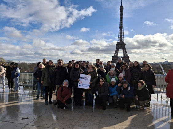 November 2024: Gegenbesuch in Épinay-sur-Seine. Das MGO spielt mit Musikern aus Épinay ein Konzert anlässlich der 60-Jahr-Feier zur Städtepartnerschaft.