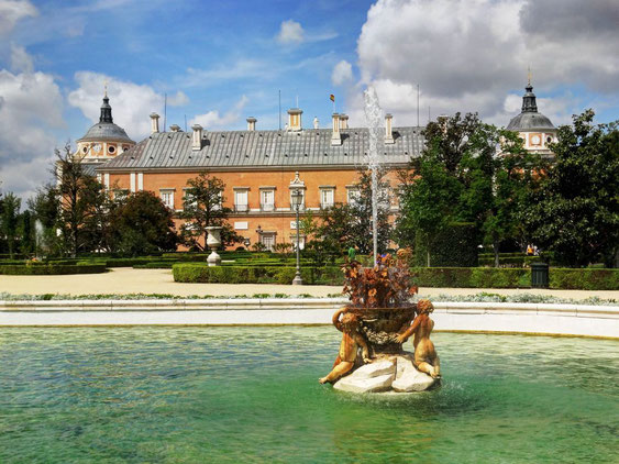 Jardín del Parterre. Palacio Real de Aranjuez. Madrid.