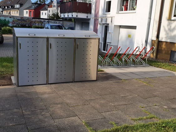 Mülltonnenboxen für Ihren Hauseingang
