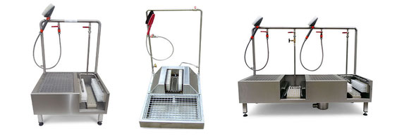 Lave-bottes acier inox
