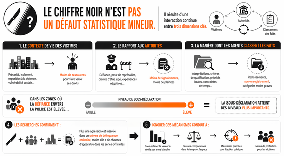La sous-déclaration s'explique par un phénomène social