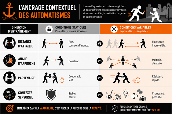 L'ancrage contextuel des automatismes