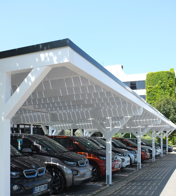 Solarcarport Reihenanlage Paris | BMW AG 