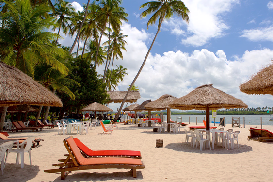 strand carneiros, tamandare, brasilien, traumstrand, gut essen, meeresfrüchte, fisch, bootstour, rio formoso, sonnen untergang, kokospalmen