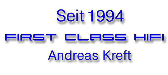 FIRST CLASS HIFI- Andreas Kreft in Wolfsburg.